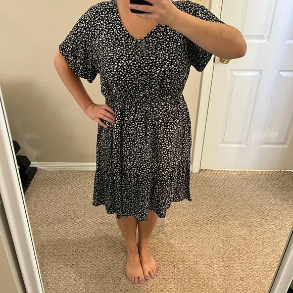 strapless open back dress Hatley Long Sleeve Cotton Sweatshirt Dress main image 0